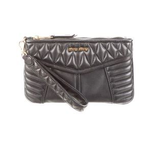 Miu Miu Leather Wristlet